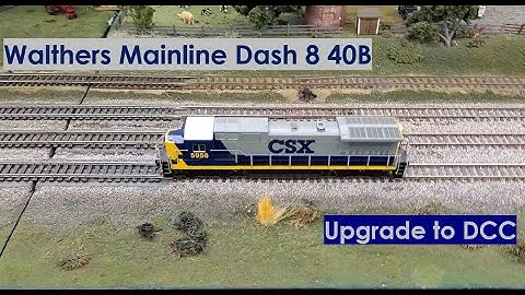Walthers Dash 8 40B Part 2: 9 PIN DCC Upgrade