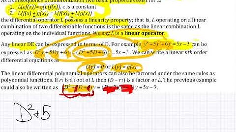 Differential Operators