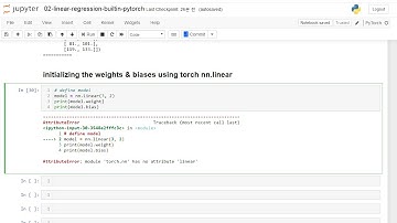 02 linear regression with pytorch built-in functions