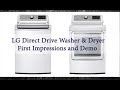 👕 LG High Efficiency Top Loader and Dryer || Review and Demo 👕