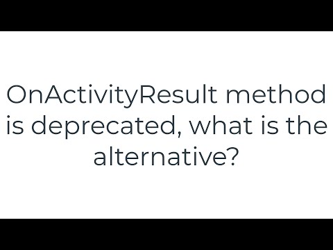 OnActivityResult method is