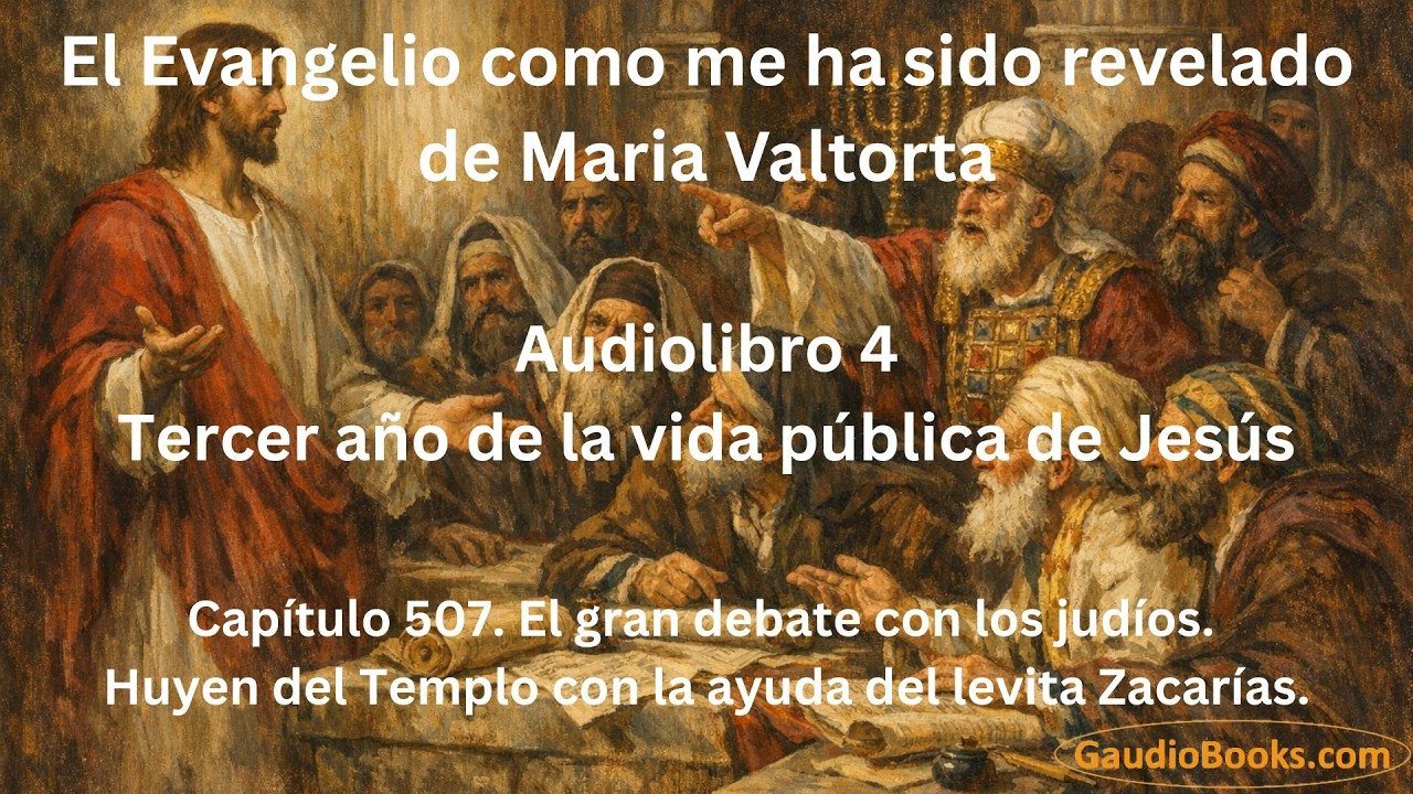 El gran debate con los judíos - Capítulo 507 de Maria Valtorta - Gaudio Books
