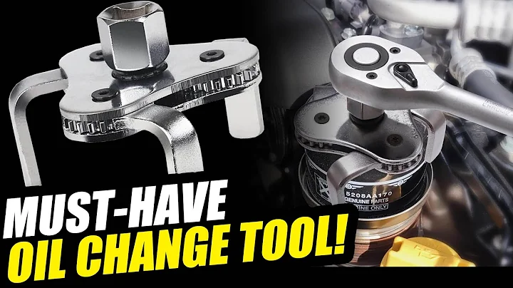 MUST HAVE OIL CHANGE TOOL - Universal Adjustable Oil Filter Wrench - 3 Jaw Oil Filter Ratchet