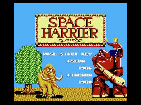 Space Harrier Прохождение 1. STAGE 1-2