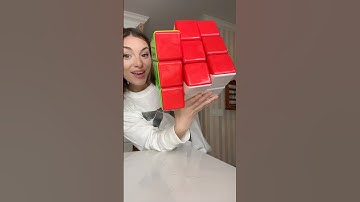 The Rubik’s cube challenge: Biggest, Smallest… Scariest! 👀😳🕸️ #wednesday #rubikscube