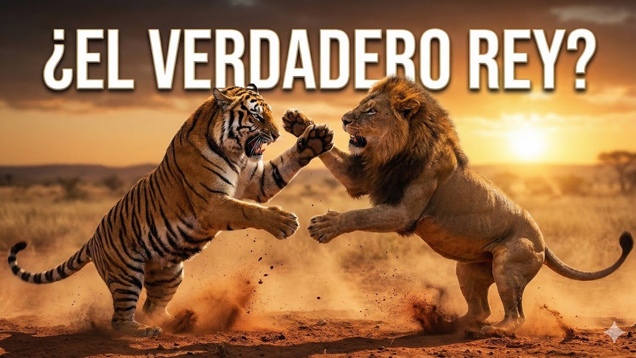 Por qué el León NO es el Rey de la Selva: Tigre vs León 👑🚫