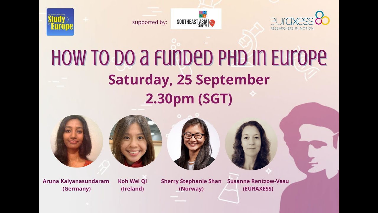 find a funded phd in europe