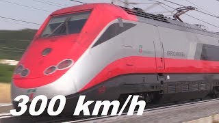 Treni in corsa a 300 km/h [Alta Velocità Roma-Napoli] Frecciarossa, Frecciarossa1000, Italo NTV