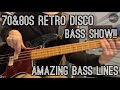 7080s retro disco bass show