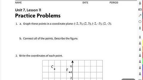 Unit 7 Lesson 11- Answers to practice problems