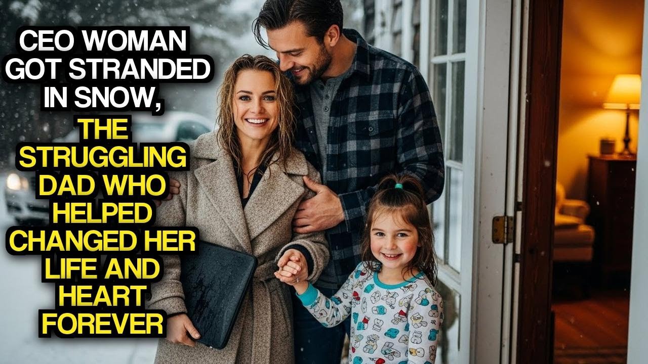 CEO Woman Got Stranded In Snow, The Struggling Dad Who Helped Changed Her Life And Heart Forever