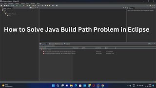 How to Solve Java Build Path Problem in Eclipse #javabulidpath||2023|| screenshot 3