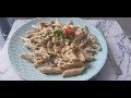 Pâte à la sauce champignons et poulet | باستا مع صلصة الفطر والدجاج