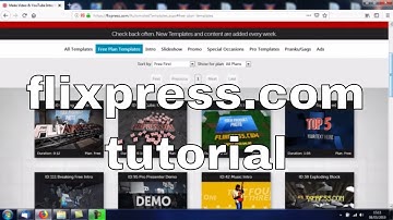 flixpress.com tutorial - the easiest way to make animated youtube intro / outro videos for free