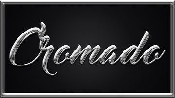 CÓMO CREAR TEXTO CON EFECTO CROMADO EN PHOTOSHOP |VR TUTORIALES