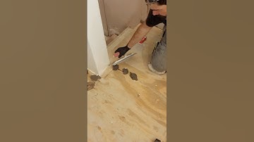 How to Fix Uneven Subfloors - #shorts #homerepairtutor