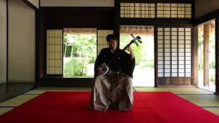 Tsugaru Shamisen (using Ripple)  - Tsugaru Jongara-bushi Kyokubiki - 津軽三味線（リプル張り） 津軽じょんがら節曲弾