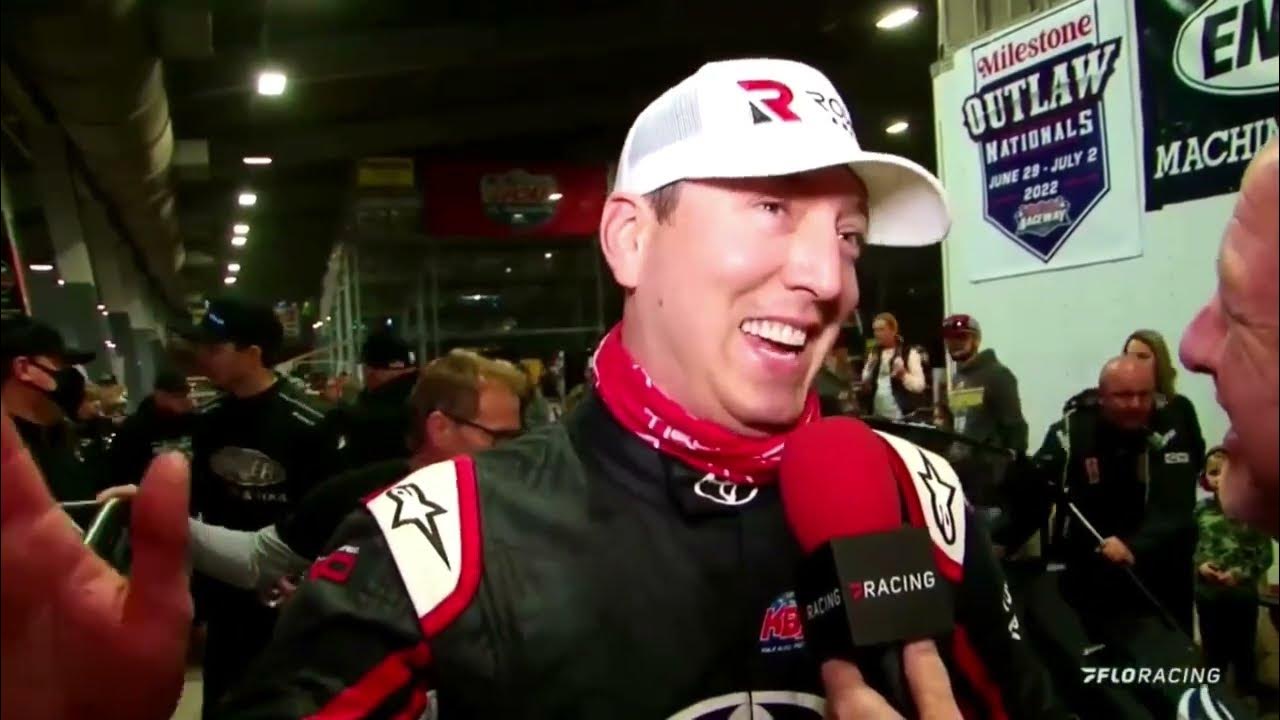 KYLE BUSCH POST RACE INTERVIEW AFTER HEAT WIN (FBOMB) 2021 TULSA