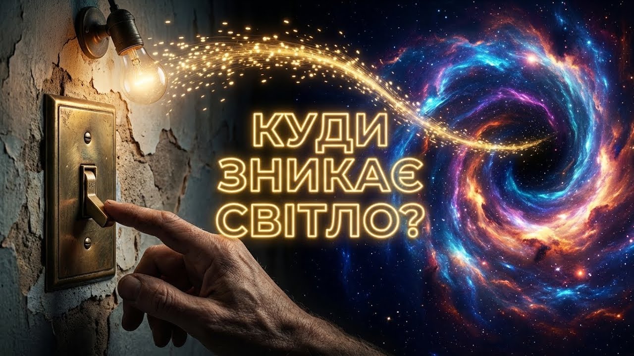 Куди зникає світло, коли гасне лампа? Для Сну 😴
