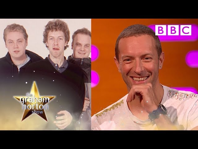 Chris Martin MORTIFIED by how TERRIBLE Coldplay used to look! | The Graham Norton Show - BBC class=
