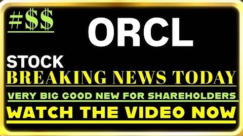 Why Is Oracle Stock Falling, and is it a Buying Opportunity? | ORCL Stock Analysis