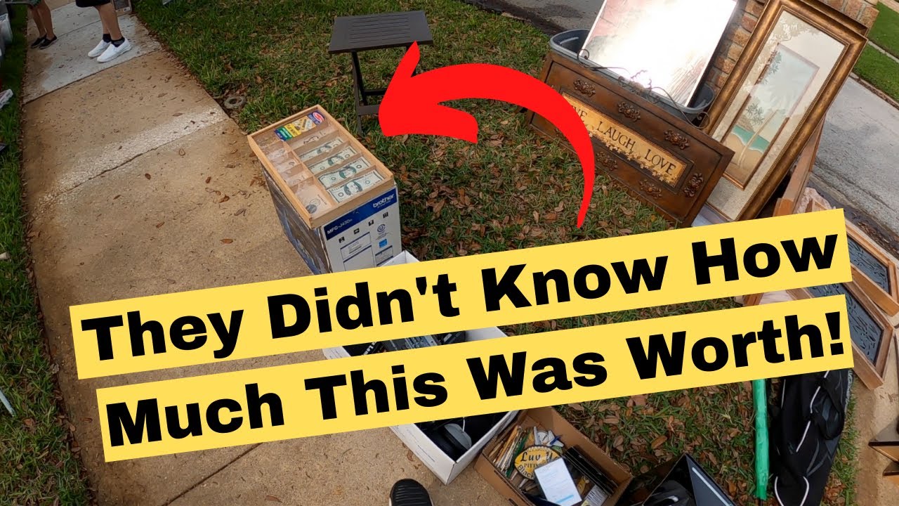 This Garage Sale Find Is Worth Hundreds! YouTube