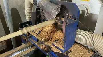 Tiện gỗ CNC , sản phẩm từ máy tiện 2 dao sx chuyên song Tiện Cầu Thang