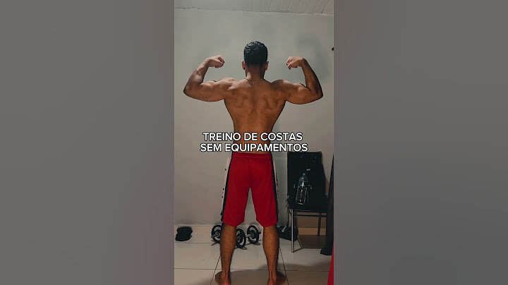 Treino de Costas sem equipamentos