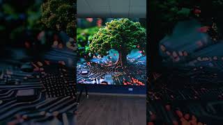 Ekran Led Konferencyjny Ledbim Na Mobilnej Smukłej Podstawie