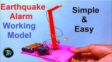 Earthquake Alarm Working Model | Science Project Ideas | easy science experiments to do at home