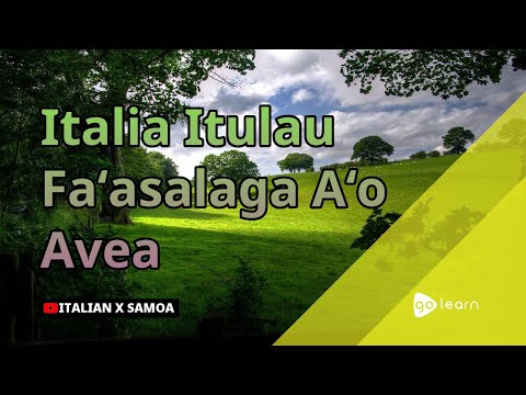 Italia Itulau Faʻasalaga Aʻo Avea | Golearn