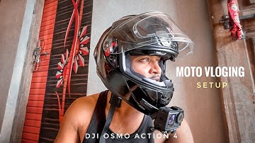 MY FIRST MOTOVLOG SETUP | DJI ACTION 4 | @wanikarsaurabh