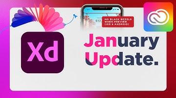 ANIMATED PATHS IN ADOBE XD January Update Tutorial | Learn how to create Animated Paths & More!!!