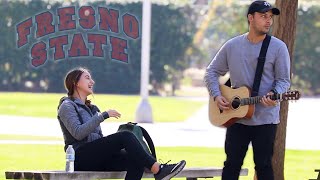 FREESTYLE SERENADING FRESNO STATE GiRLS!!