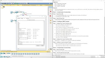 Lab 7.2.2.3 Packet Tracer - Configuring GRE