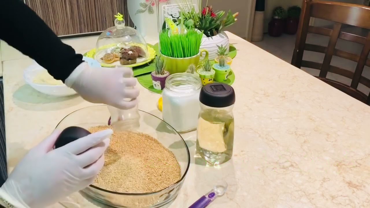 البرازق الشاميه المقرمشه🧤لاتلين بسبب مكون واحد هديه العيدللمطبخ الأخضروبلاريجيم بيستاهل