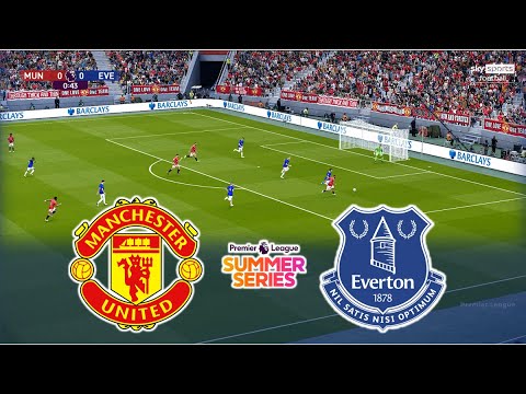 MATHEUS CUNHA Ft BRYAN MBEUMO MANCHESTER UNITED Vs EVERTON PREMIER LEAGUE SUMMER SERIES 2025