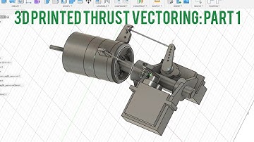 3D-Printed Thrust Vectoring System - Complete Guide: Part 1 Modeling the Gimbal in Fusion 360