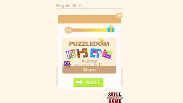 Puzzledom - Blocks - Regular B Level 1 - 50 - Walkthrough