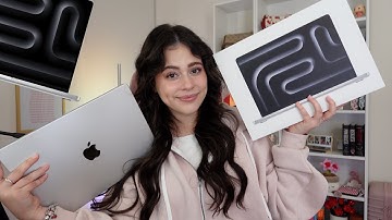 UNBOXING NEW M5 MACBOOK PRO *THE PRETTY SILVER, set up and aesthetics* 👩🏻‍💻✨