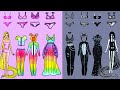 How to Make Stories Costumes Sadako &amp; Rapunzel - Rapunzel &amp; Sadako Paper Dolls - Doll Family Channel