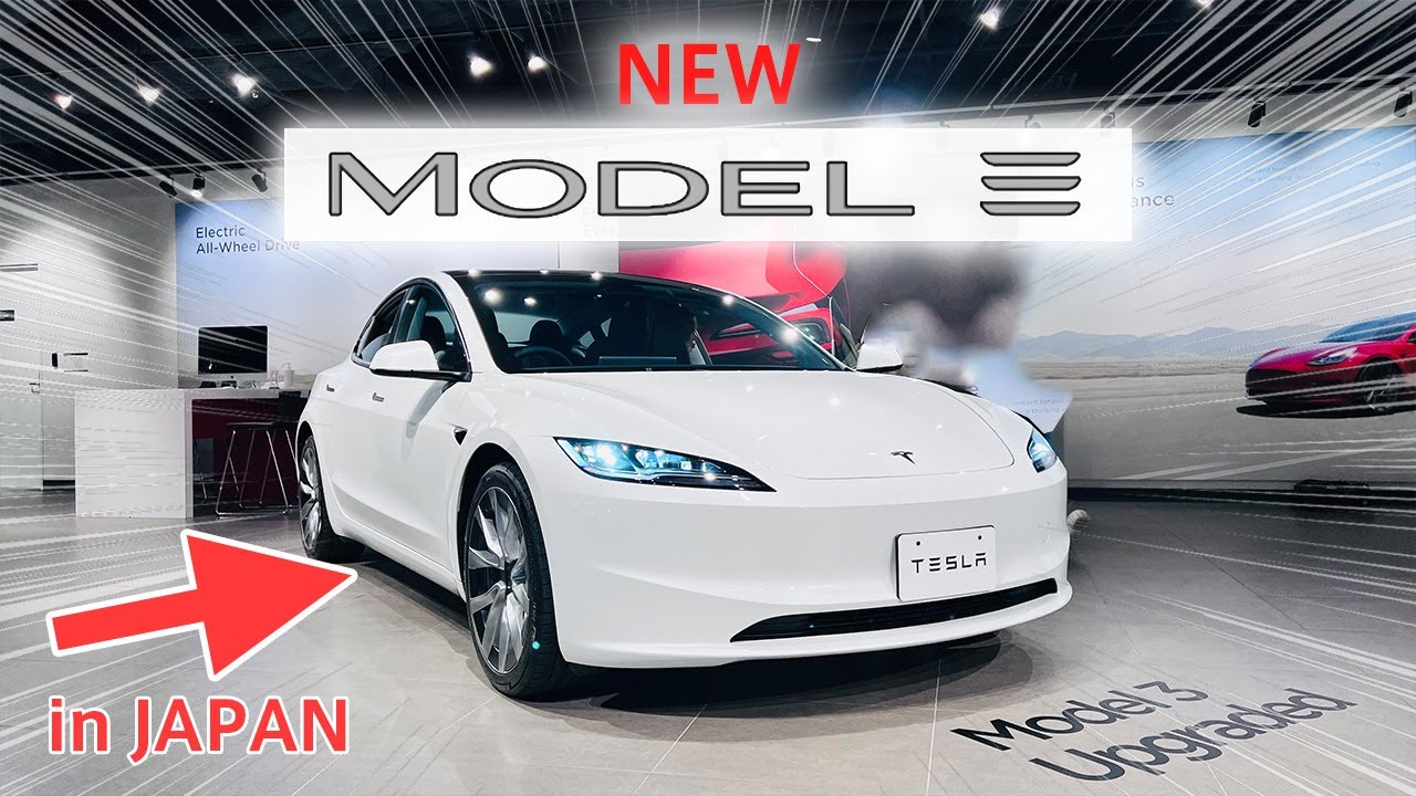 2024 vs 2021] The new TESLA MODEL3 (RHD) has arrived in JAPAN 