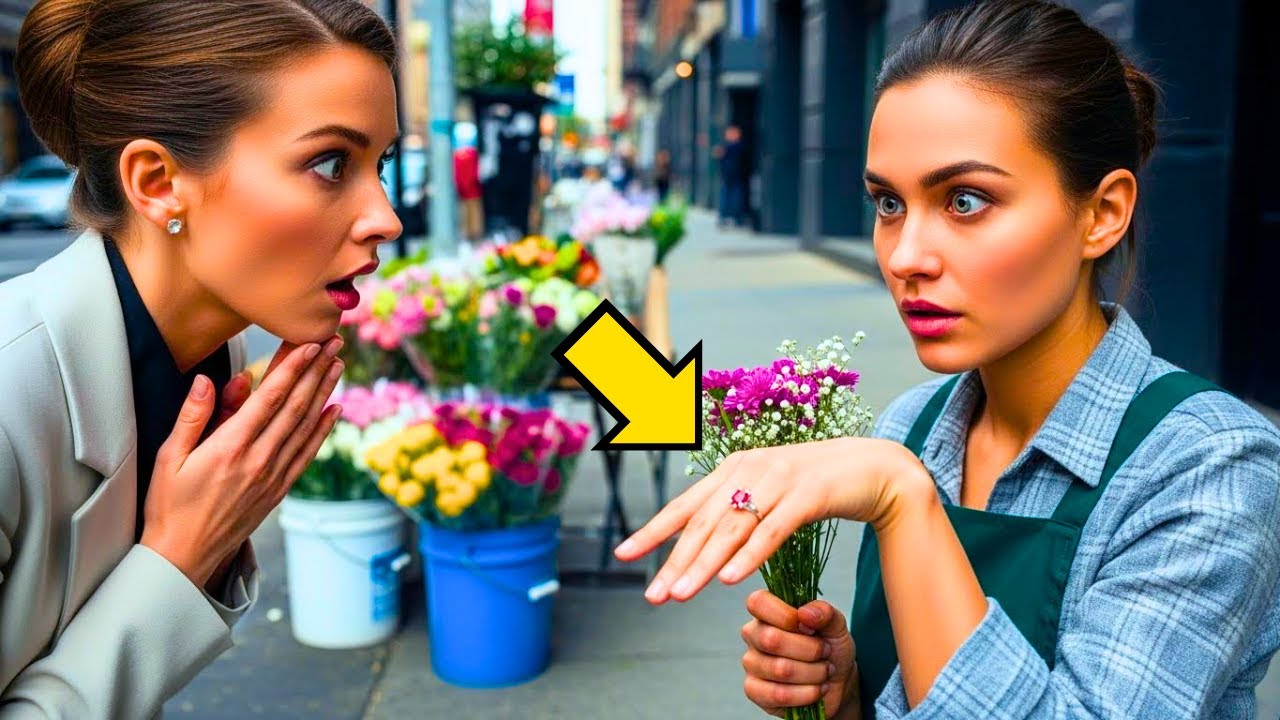 THE BOSS’S DAUGHTER FROZE WHEN SHE SAW HER MISSING SISTER’S RING ON THE FLOWER SELLER’S HAND...