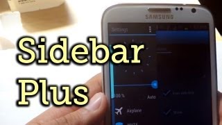 Access Apps, Settings, & More Anywhere on Your Samsung Galaxy Note 2 with Sidebar Plus [How-To] screenshot 2