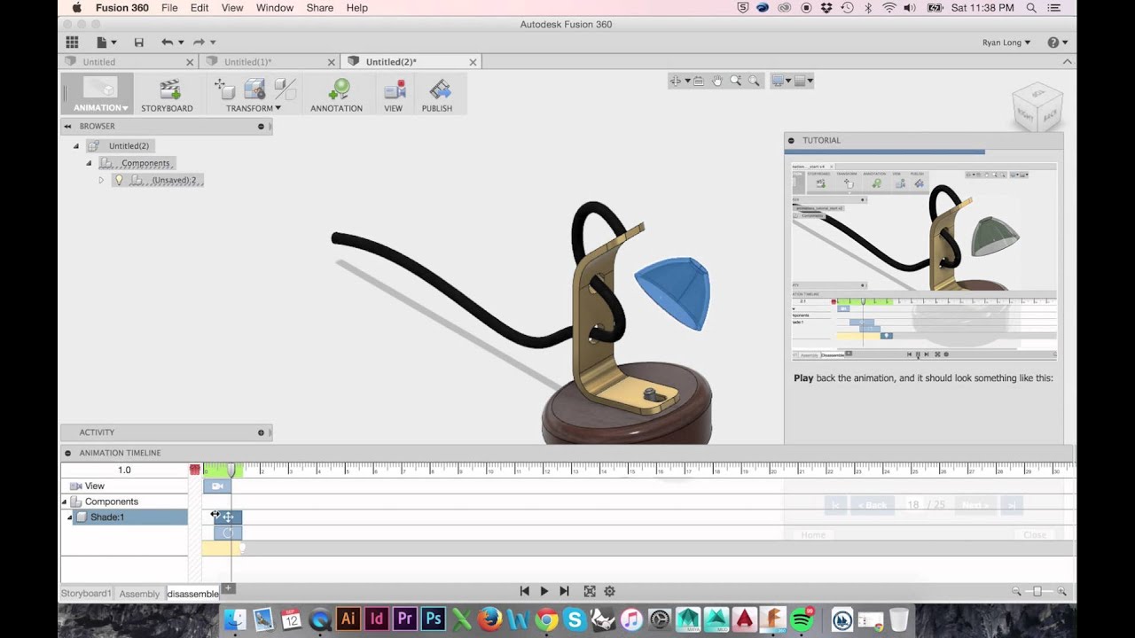 Animation in Fusion 360 - YouTube