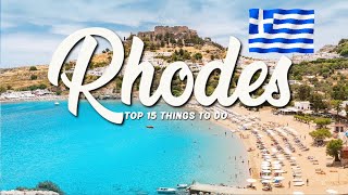 15 BEST Things To Do In Rhodes 🇬🇷 Greece