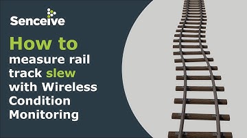 How to Measure Rail Track Slew/Buckle with Wireless Condition Monitoring - Senceive