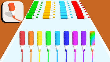 Crayon Rush 3D ​- All Levels Gameplay Android,ios (Levels 161-166)