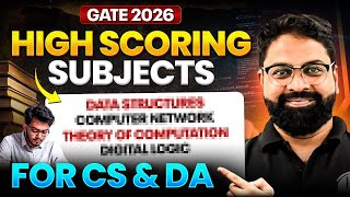 GATE 2026 High Scoring Subjects for CS & DA | Maximize Score Strategy