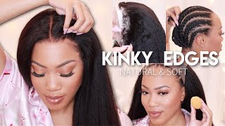 Kinky Edge Wig - 4C Natural Hair + New #Beigeojai Sponge Technique